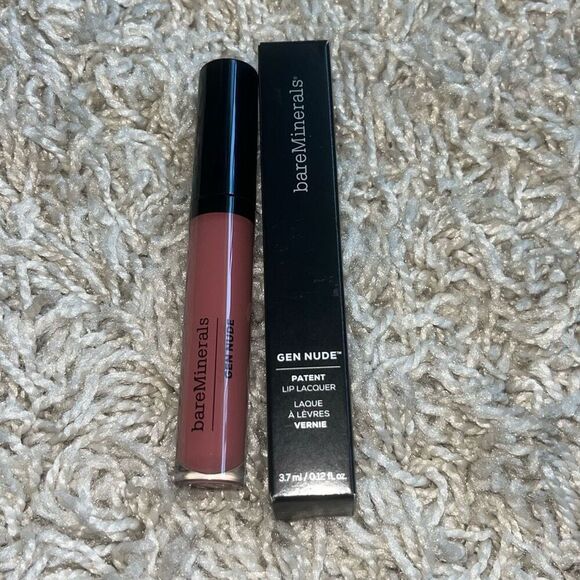 BareMinerals Gen Nude Patent Lip Lacquer DAHLING 0.12 oz New In Box - Picture 1 of 7